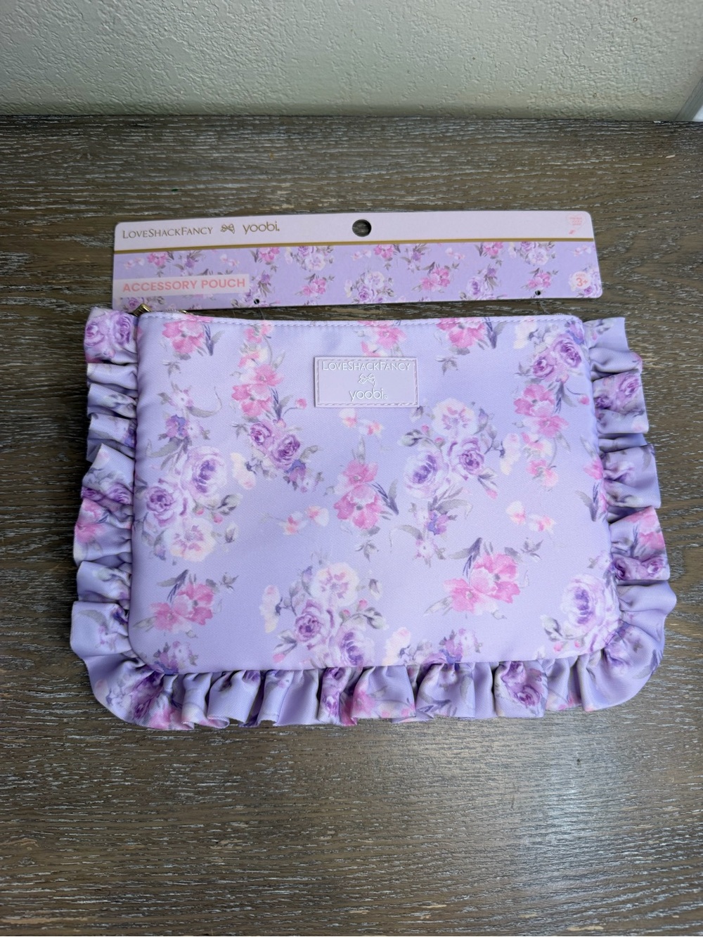 🆕 Love Shack Fancy x Target - Yoobi Happy Thoughts Flat Zip Pencil Case Clutch